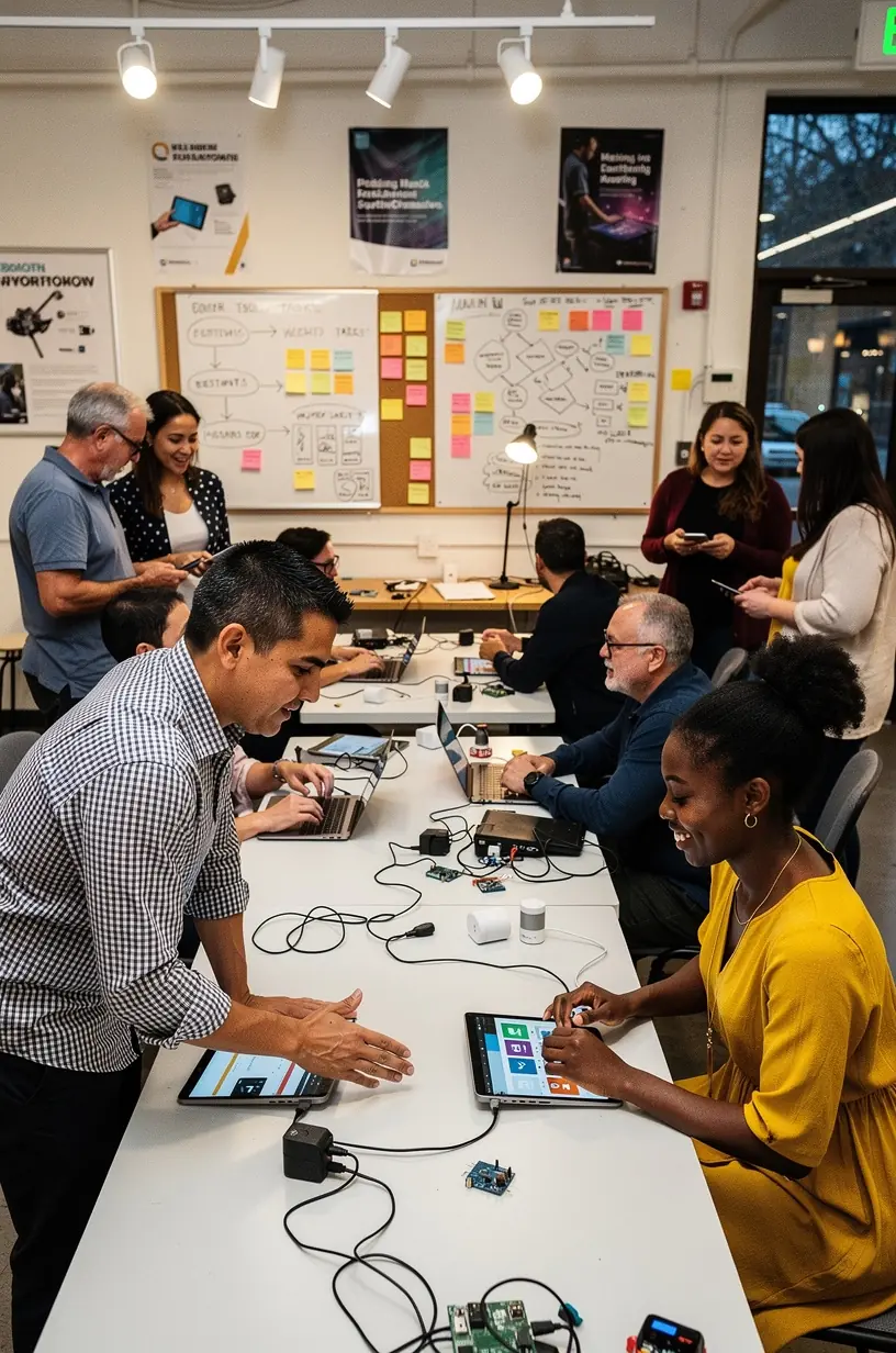 Hands typing on a keyboard with code editor open showing scripting for automated data processing.